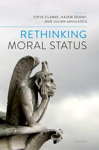 book cover rethinking moral status