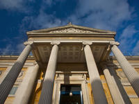 Entrance to the Ashmolean Museum