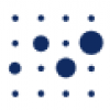 Blue dots, the Volkswagen Foundation logo
